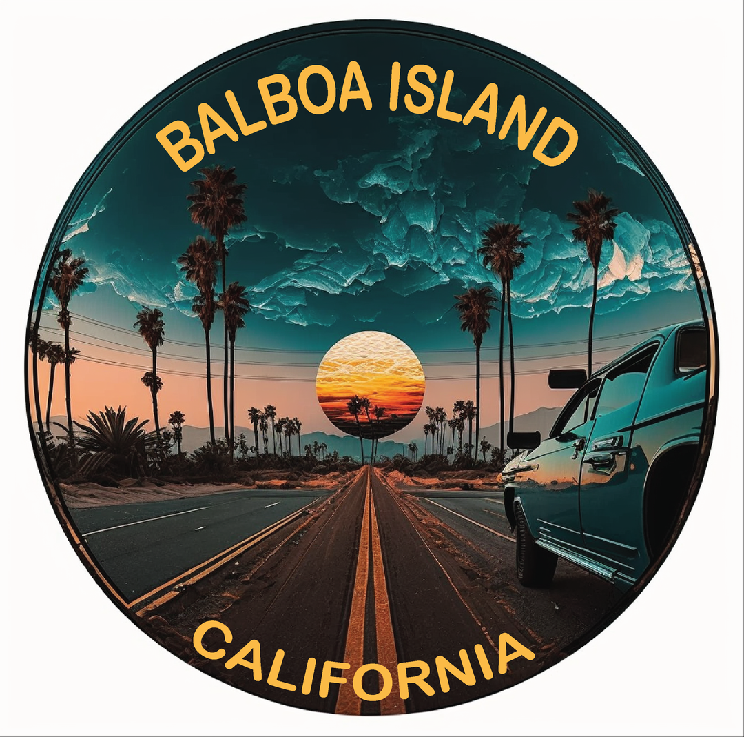 Palm Tree Alley Stickers