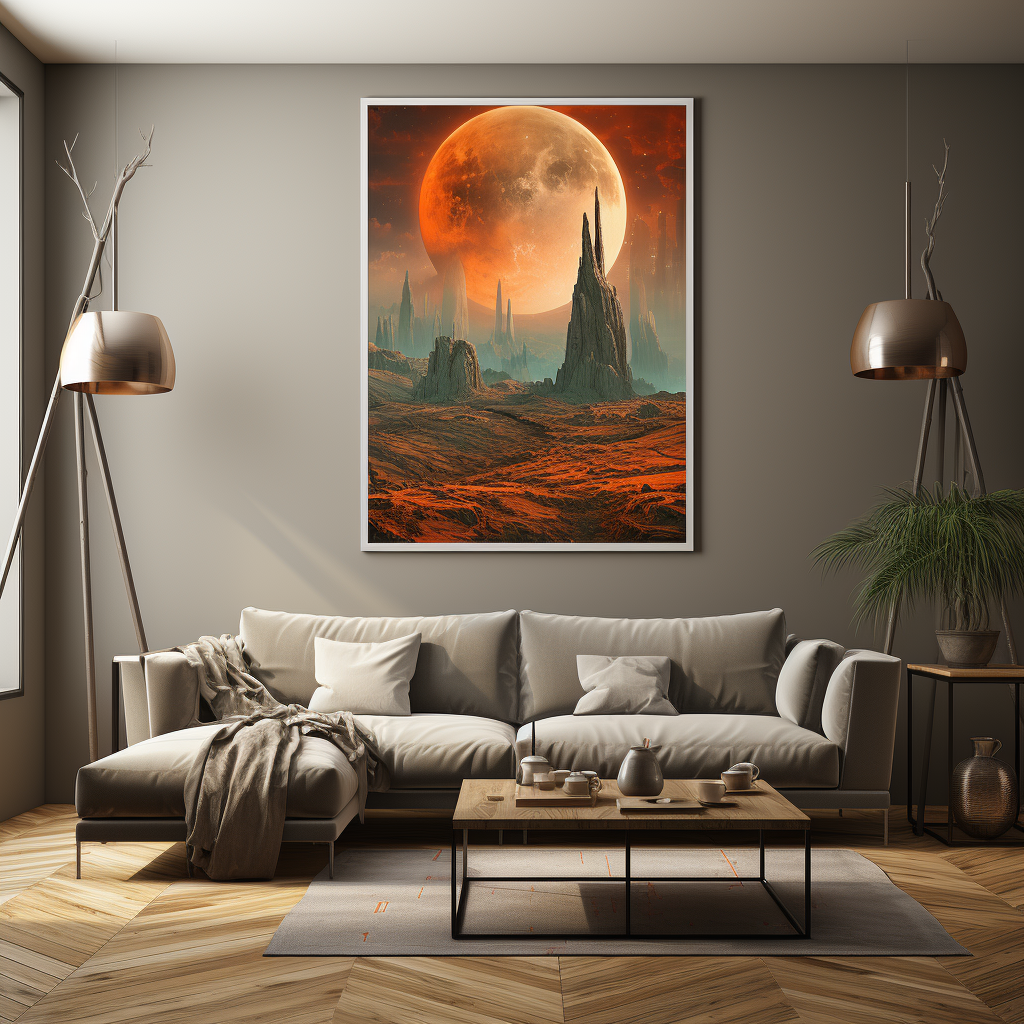 Fantasy Landscape Canvas Print